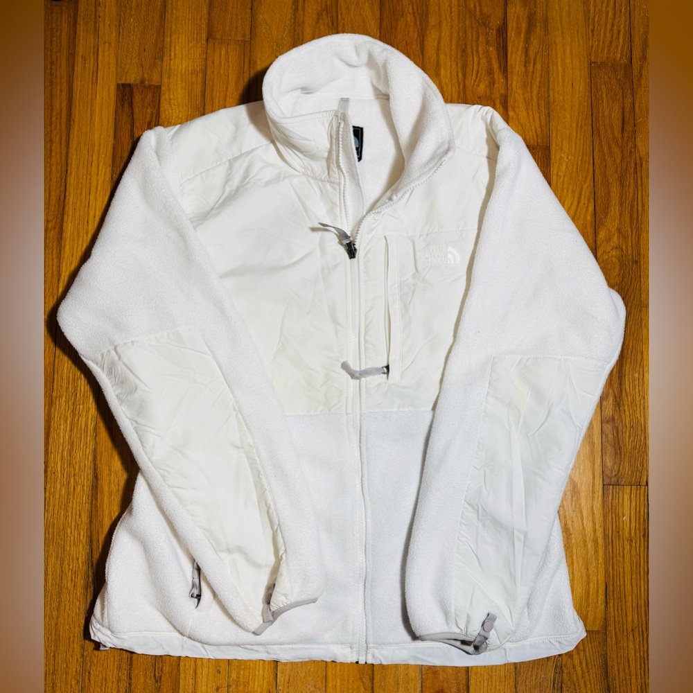 North Face White Denali Polartec Fleece Women’s XL